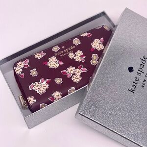 Kate Spade Tinsel Boxed Large Continental Wallet